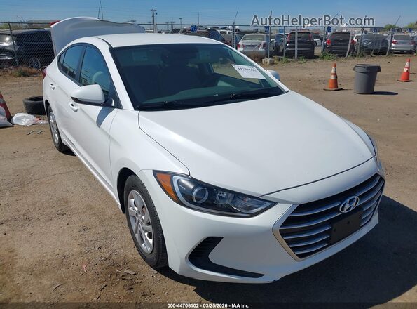 5NPD74LF1HH087619 2017 HYUNDAI ELANTRA Белый Передняя правая четверть