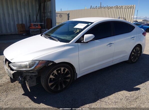 5NPD74LF1JH355803 2018 HYUNDAI ELANTRA Белый Передняя левая четверть