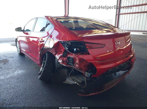 5NPD74LF1LH600232 2020 HYUNDAI ELANTRA Red წინა ხედი
