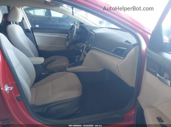 5NPD74LF1LH600232 2020 HYUNDAI ELANTRA Red წინა სალონის ხედი