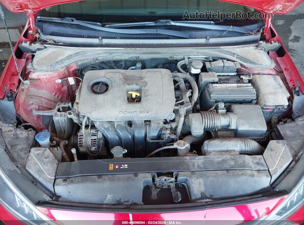 5NPD74LF1LH600232 2020 HYUNDAI ELANTRA Red უკანა ხედი