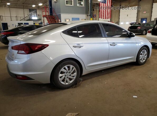 5NPD74LF2KH419428 2019 HYUNDAI ELANTRA Серебряный Задняя правая четверть