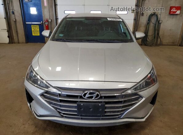 5NPD74LF2KH419428 2019 HYUNDAI ELANTRA Серебряный Вид спереди