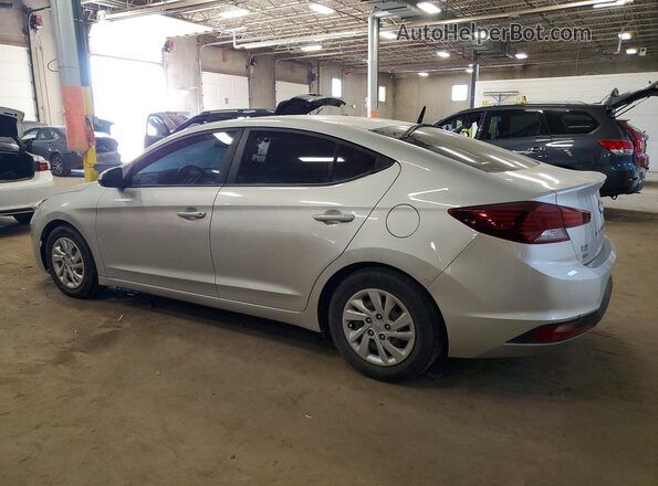 5NPD74LF2KH419428 2019 HYUNDAI ELANTRA Серебряный Задняя левая четверть