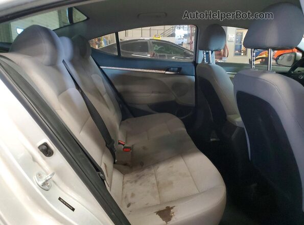 5NPD74LF2KH419428 2019 HYUNDAI ELANTRA Серебряный Вид задних сидений