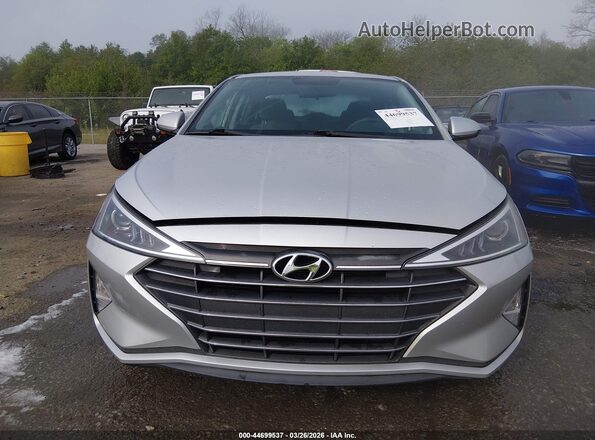 5NPD74LF2KH475059 2019 HYUNDAI ELANTRA Silver Widok wnętrza z tyłu