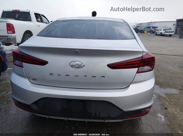 5NPD74LF2KH475059 2019 HYUNDAI ELANTRA Silver 