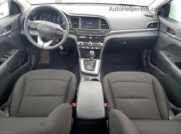 5NPD74LF2LH505131 2020 HYUNDAI ELANTRA Белый Вид панели приборов