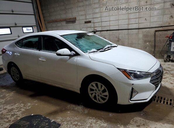 5NPD74LF2LH505131 2020 HYUNDAI ELANTRA Белый Передняя правая четверть