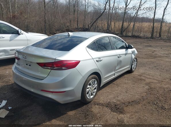 5NPD74LF3HH071647 2017 HYUNDAI ELANTRA Silver Задня права чверть