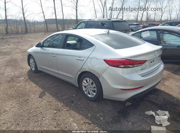5NPD74LF3HH071647 2017 HYUNDAI ELANTRA Silver Задня ліва чверть