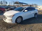 2019 Hyundai Elantra Se White vin: 5NPD74LF4KH435033