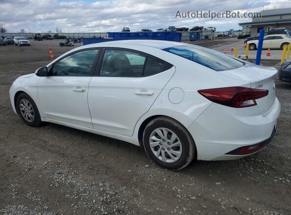 5NPD74LF4KH485799 2019 HYUNDAI ELANTRA White Հետևի ձախ
