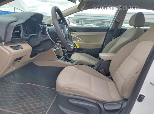 5NPD74LF4KH485799 2019 HYUNDAI ELANTRA White Սալոնի դիմացի տեսք