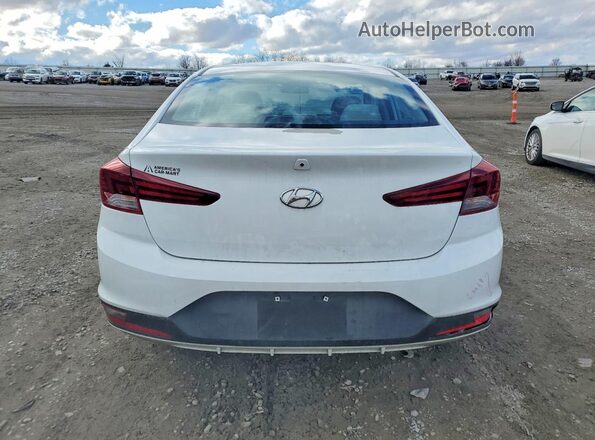 5NPD74LF4KH485799 2019 HYUNDAI ELANTRA White Հետևի տեսք