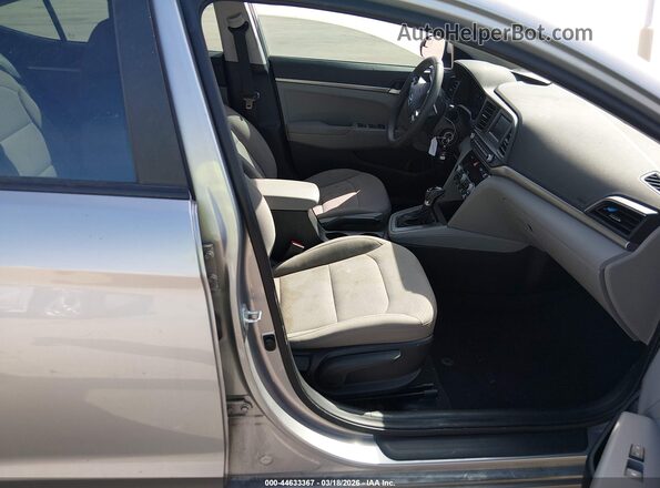 5NPD74LF4LH598976 2020 HYUNDAI ELANTRA Серебряный Вид салона спереди