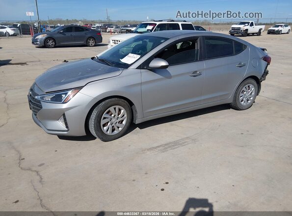 5NPD74LF4LH598976 2020 HYUNDAI ELANTRA Серебряный Передняя левая четверть