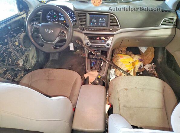 5NPD74LF5JH361295 2018 HYUNDAI ELANTRA Черный Вид панели приборов