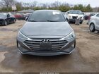 2019 Hyundai Elantra Se Gray vin: 5NPD74LF5KH406138