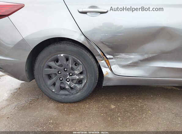 5NPD74LF5KH406138 2019 HYUNDAI ELANTRA Gray წინა ხედი