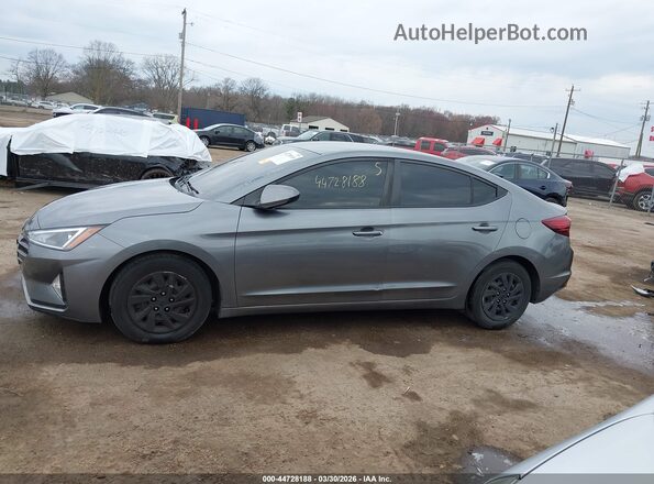 5NPD74LF5KH406138 2019 HYUNDAI ELANTRA Gray სალონის 360-გრადუსიანი ხედი