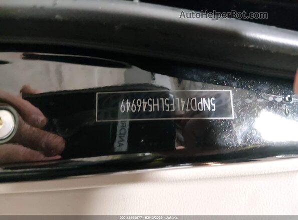 5NPD74LF5LH546949 2020 HYUNDAI ELANTRA Black Widok komory silnika