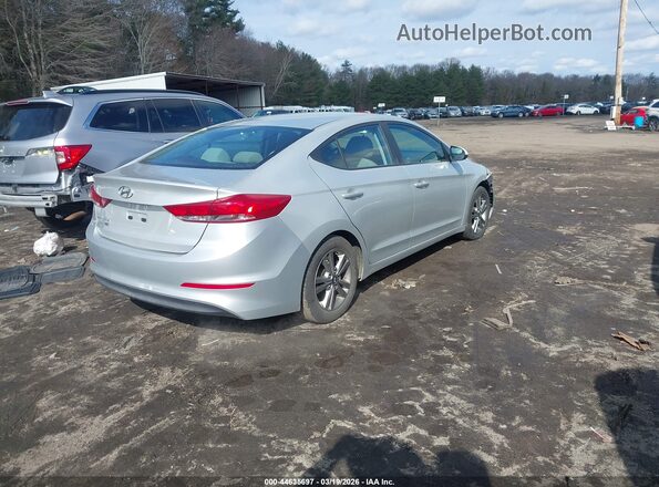 5NPD74LF6JH271573 2018 HYUNDAI ELANTRA Серебряный Задняя правая четверть