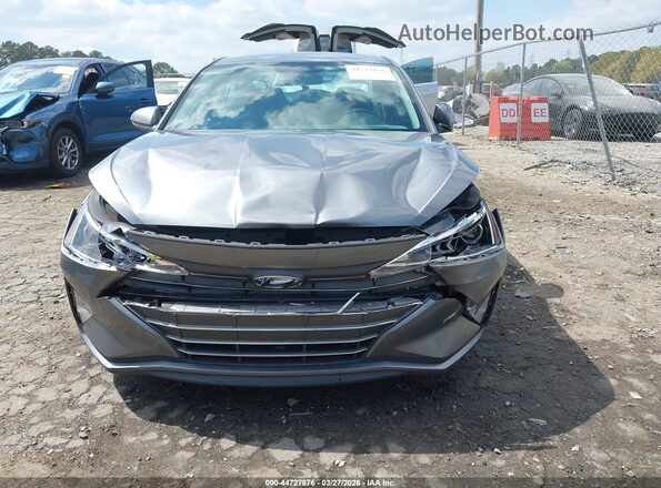 5NPD74LF7KH466955 2019 HYUNDAI ELANTRA Gray Instrument cluster view