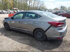 2019 Hyundai Elantra Se Gray vin: 5NPD74LF7KH466955