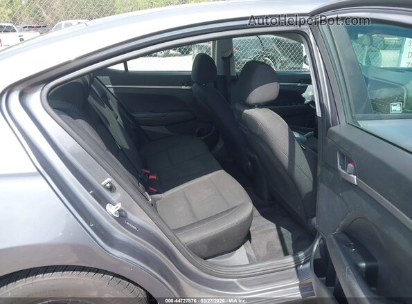 5NPD74LF7KH466955 2019 HYUNDAI ELANTRA Gray VIN sticker view