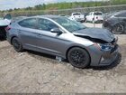 2019 Hyundai Elantra Se Gray vin: 5NPD74LF7KH466955
