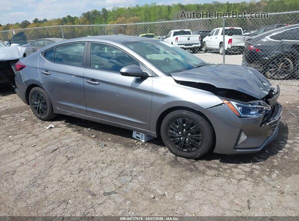 5NPD74LF7KH466955 2019 HYUNDAI ELANTRA Gray Rear interior view