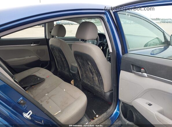5NPD74LF7KH485456 2019 HYUNDAI ELANTRA Blue VIN კოდის სტიკერის ხედი