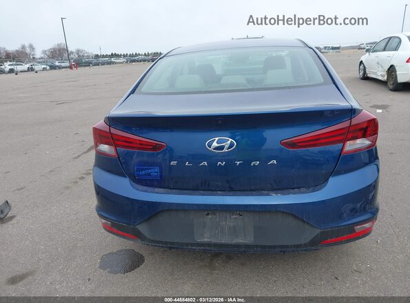 5NPD74LF7KH485456 2019 HYUNDAI ELANTRA Blue 