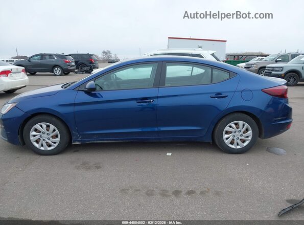 5NPD74LF7KH485456 2019 HYUNDAI ELANTRA Blue სალონის 360-გრადუსიანი ხედი