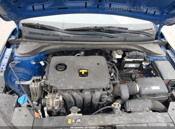 5NPD74LF7KH485456 2019 HYUNDAI ELANTRA Blue უკანა ხედი