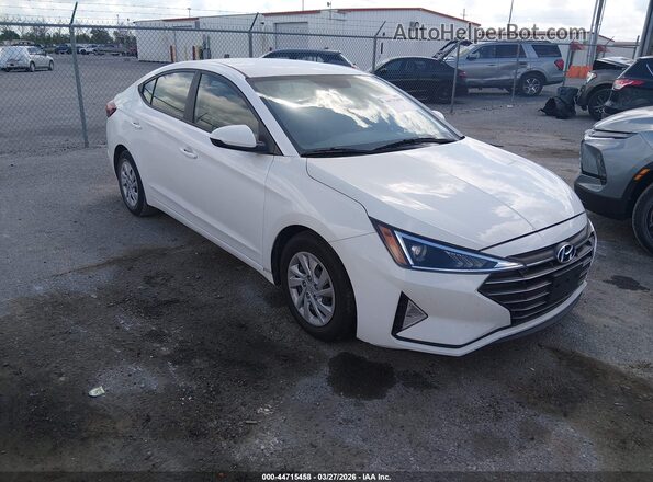 5NPD74LF7KH489023 2019 HYUNDAI ELANTRA White Przód prawy