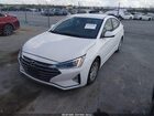 2019 Hyundai Elantra Se White vin: 5NPD74LF7KH489023