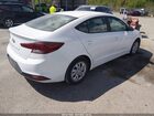 2019 Hyundai Elantra Se White vin: 5NPD74LF7KH489023