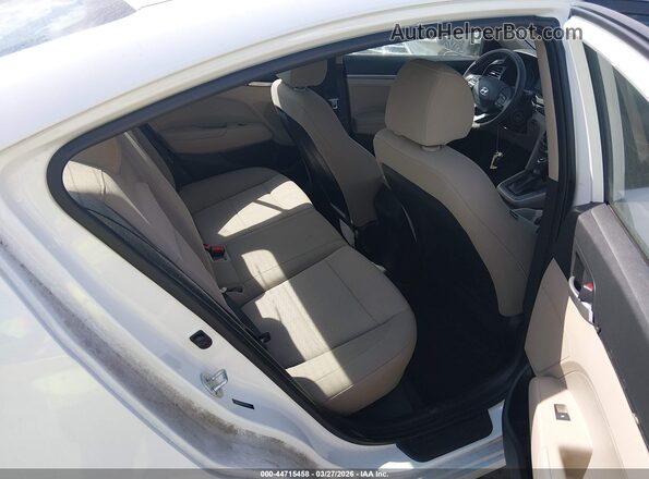 5NPD74LF7KH489023 2019 HYUNDAI ELANTRA White Widok naklejki z numerem VIN