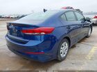 2017 Hyundai Elantra Se Синий vin: 5NPD74LF8HH084250
