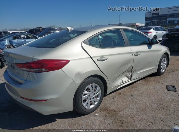 5NPD74LF9HH163376 2017 HYUNDAI ELANTRA Silver Задня права чверть