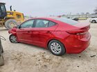 2017 Hyundai Elantra Se Red vin: 5NPD74LF9HH173616