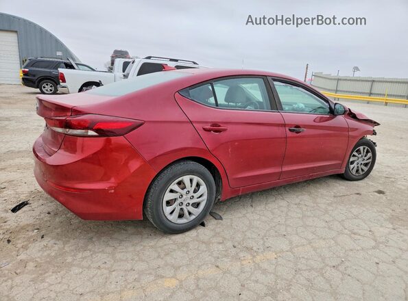 5NPD74LF9HH173616 2017 HYUNDAI ELANTRA Red Trasero derecho