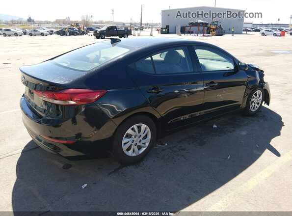 5NPD74LF9JH370307 2018 HYUNDAI ELANTRA Черный Задняя правая четверть