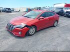2019 Hyundai Elantra Se Red vin: 5NPD74LFXKH467792
