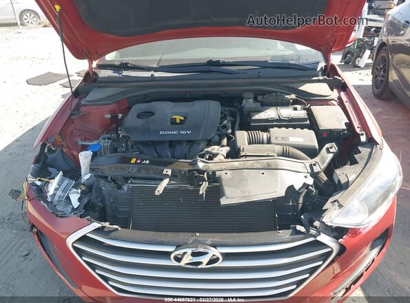5NPD84LF0JH372038 2018 HYUNDAI ELANTRA Красный Вид сзади
