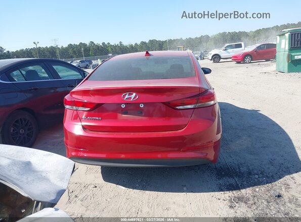 5NPD84LF0JH372038 2018 HYUNDAI ELANTRA Красный 