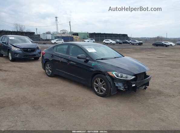 5NPD84LF0JH398722 2018 HYUNDAI ELANTRA Black Delantero derecho