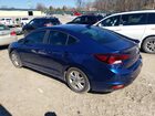 2019 Hyundai Elantra Sel Blue vin: 5NPD84LF0KH417433